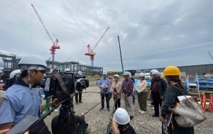 Proses Pembangunan Paviliun di WE 2025 (Bappenas)