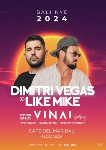 Get Ready for the Most Anticipated New Year’s Eve Celebration at Café del Mar Bali with Dimitri Vegas & Like Mike, VINAI, Captain Curtis, Galluxy, Stefanya Morgan, Evangelos, and Sasha Supra (1)