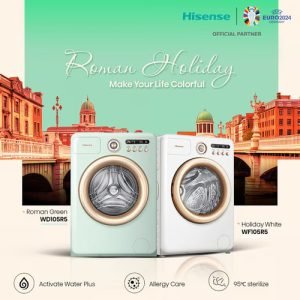 Hisense Menghadirkan Mesin Cuci Front Load Bergaya Retro Roman Holiday Series (2)