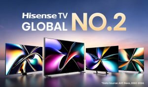 Hisense Pertahankan Posisi ke-2 dalam Pengiriman TV Global
