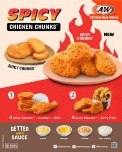 A&W Indonesia hadirkan Spicy Chicken Chunks™