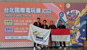Best Student Game ''Taipei Game Show 2025'', BINUS Media & Publishing (Sumber VRITIMES.com)