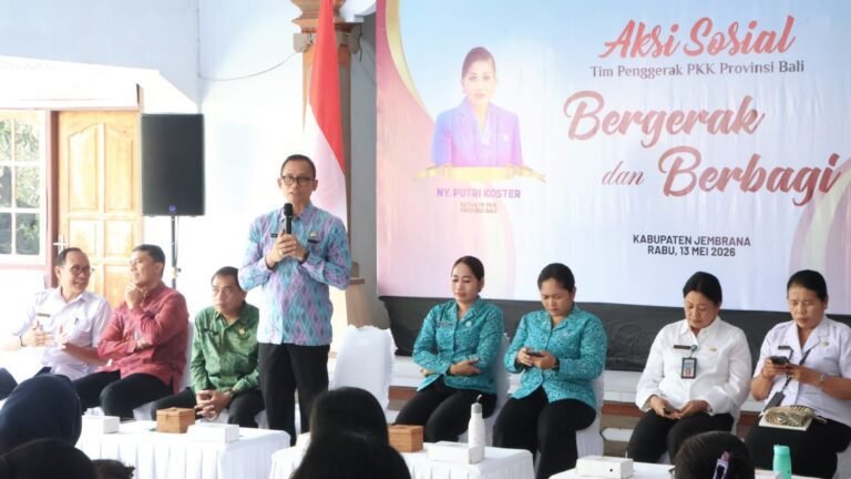 Sasar Tiga Desa di Jembrana, Aksi Sosial TP PKK Provinsi Bali Bawa Manfaat Nyata bagi Masyarakat