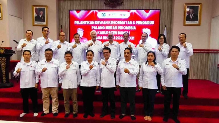 Resmi Dilantik, Ini Susunan Pengurus dan Dewan Kehormatan PMI Bangli Masa Bakti 2026-2031