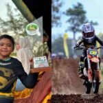 Kadek Boy Kanaya Darmanta Kunci Posisi Runner Up Kejurnas MX 50cc Putaran Kedua di Karanganyar