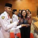 Apresiasi Generasi Muda, Ketua TP PKK Badung Hadiri Malam Purna Paskibraka 2025