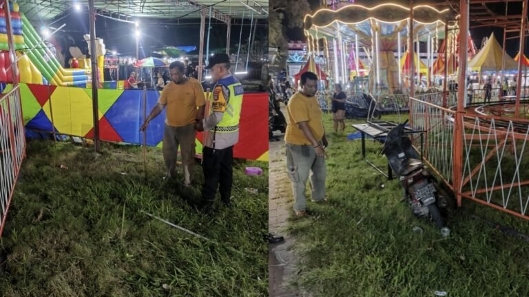 Tiga Pengunjung Terluka Akibat Insiden Wahana Jet Coaster di Pasar Rakyat Pergung