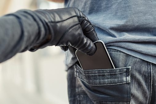 Pickpocket stealing
