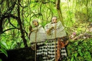 Life,Of,Trunyan,Village,At,Batur,Lake,And,Volcano,,Kintamani,