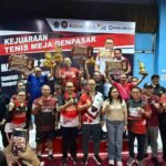 Turnamen Tenis Meja Hari Pajak Resmi Ditutup, Desa Tegal Kertha Dan Desa Sumerta Kaja Jadi Juara
