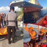 Tim SAR Gabungan Evakuasi Jenazah Crew Kapal MV Shandong De Yu di Selat Badung