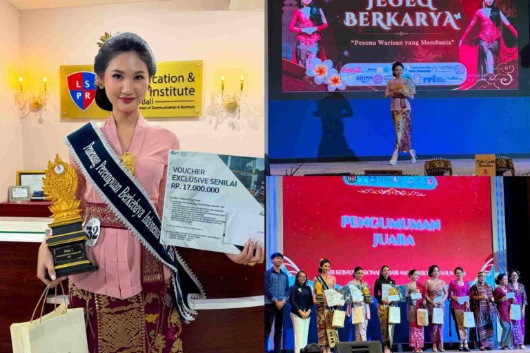 Mahasiswi LSPR Bali Raih Juara 1 Lomba “Perempuan Berkebaya Indonesia” Hari Kebaya Nasional 2026
