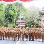 Apel Disiplin Setda Kota Denpasar Sekda Eddy Mulya Ajak ASN Perkuat Disiplin, Empati dan Kebersamaan