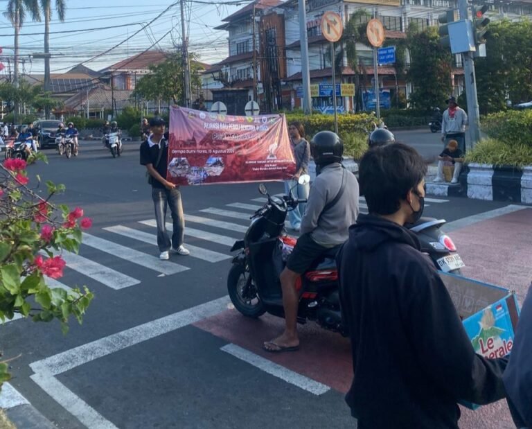 Aliansi Bali Peduli Bencana Flores Galang Dana, 80 Mahasiswa Catat Keluarga Terdampak