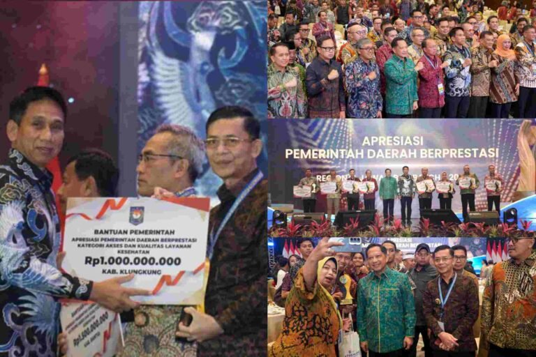 Komitmen Tingkatkan Mutu Kesehatan Daerah, Bupati Satria Terima Apresiasi Pemda Berprestasi 2026 Dari Mandagri