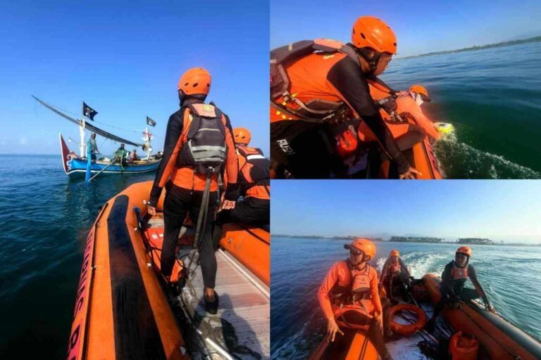 Tim SAR Masih Lakukan Pencarian Seorang WNA Terseret Arus di Pantai Tembles