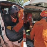 Kabin Truk Ringsek Usai Tabrakan di Gerokgak, Sopir Berhasil Dievakuasi Selamat Tim SAR
