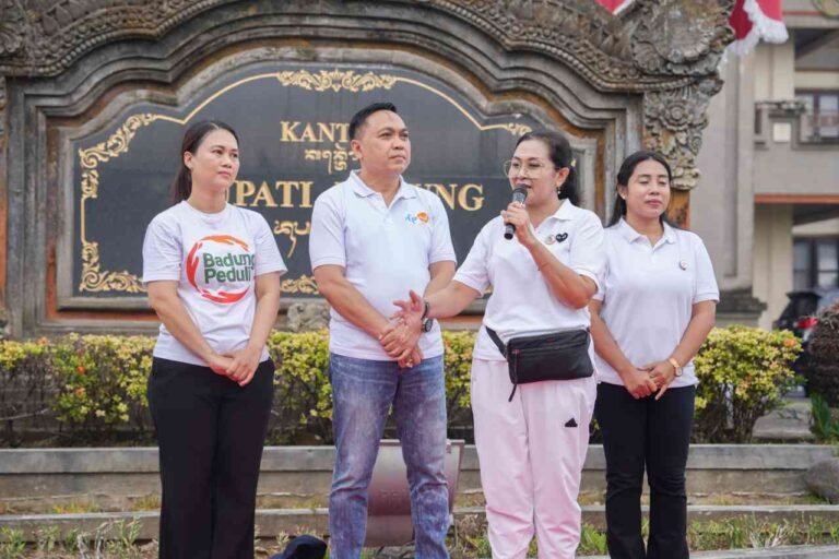 TP. PKK Badung Rutinkan Jalan Sehat dan Cek Kesehatan Gratis Tiap Pekan