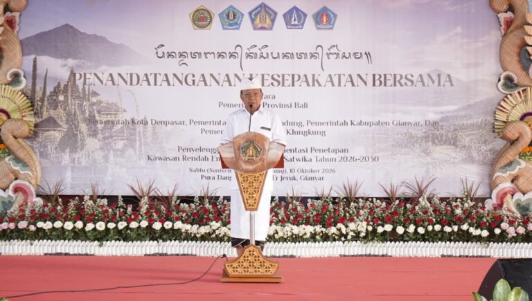 Koster Tetapkan Enam Kawasan Rendah Emisi, Perkuat Komitmen Bali Hijau Berkelanjutan