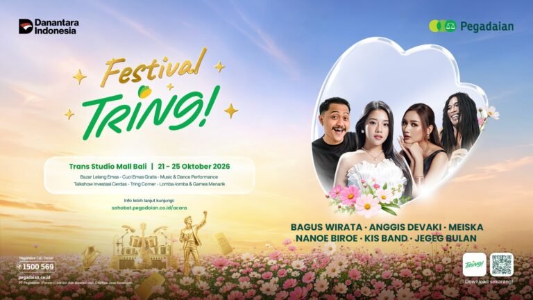 Festival Tring Pegadaian Siap Meriahkan Bali, Hadirkan Bagus Wirata hingga Jegeg Bulan