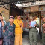 Serobot Jalan Usaha Tani, Satpol PP Bangli Bongkar Kanopi dan Tembok “Ida Bhagawan”